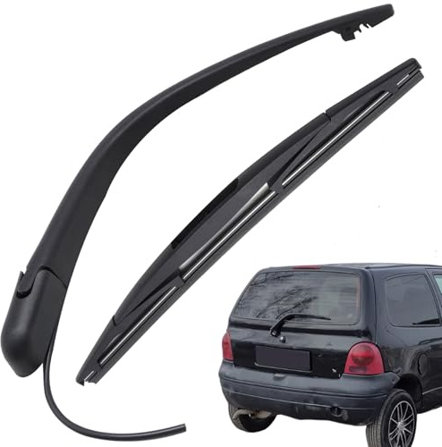 MospdyGear 7701040570 Heckwischerarm Wischerarm Hinten und Scheibenwischer Wischer Set, Ersatz für Renault Twingo 1993-2007
