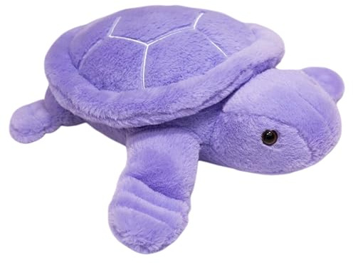 Xiyocadt Kuscheltier Schildkröte, Süßer Cartoon Schildkröte Plüschtier, Weiches Stofftier zum Kuscheln und Spielen, Geschenke für Jungen und Mädchen (25 cm,Lila)
