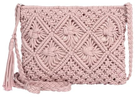 Hittriu White Crochet Beach Bag for Women, Hobo Beach Cross body Bag with Zip & Pocket, Crochet Shoulder Bags Handbag for Vacation Seaside Travel