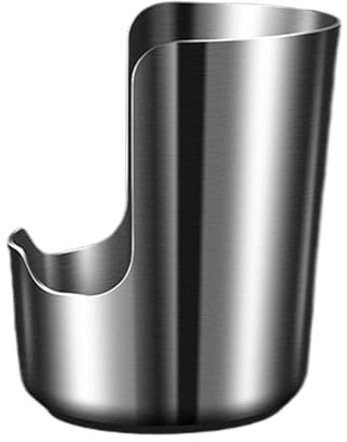 Générique Repose-Cuillère avec Support de Couvercle - Porte-Cuillère en Ìnox 304 Robuste avec Récupérateur de Gouttes | Organisateur Vertical Antirouille | Rangement pour Plan de Travail
