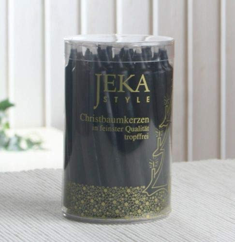 CandleCorner Weihnachtskerzen Premium-Baumkerzen Trend (20er Dose), schwarz