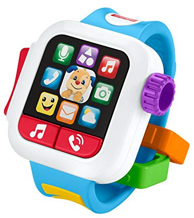 Fisher Price GJW10 GNK88 - Lernspaß Smart Watch, Musikspielzeug für Babys ab 6 Monaten
