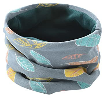 ISAKEN Baby Schal Halstuch mit Fleece Kinder Nackenwärmer Schals Frühling Herbst Winter Baumwolle O Ring Neck Warmer Loop Halstuch Kinder Jungen Mädchen Winterschal Winddicht Warme Schals Rundschal