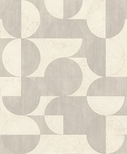 Rasch Tapeten Vliestapete (Industrial) Beige 10,05 m x 0,53 m Concrete 521313