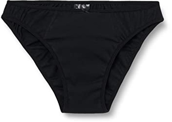 Haute pression Culotte Mentruelle Basic Flux Léger Ado Fille EGLANTINE Sous vètement menstruel ado, Noir, 12 ans EU,culotte de règle basic en coton bi uni noir taille 12ans Happy Days By Hp
