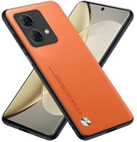 RankOne Funda Compatible con Motorola Moto g84 (6.5) Carcasa Caso Cover Estuche - Naranja