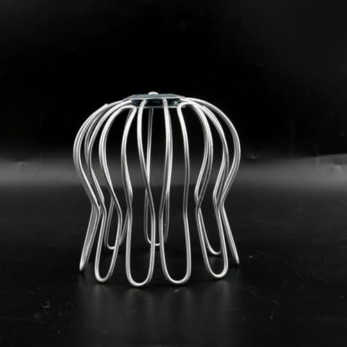 Filtro di protezione per grondaia, tappo per tubo di pioggia, tetto e balconi, drenaggio, in filo di acciaio inox (90 mm-100 mm)