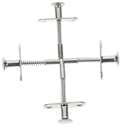 DOITOOL 10pcs Bed Spring Latch for Cribs Birdcage and Furniture Fastening Fitting Storage Door Lock Easy to Install