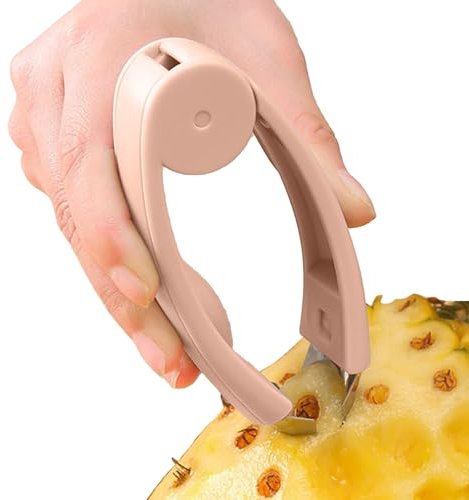 Strumento Rimuovi Occhi Ananas | Sbucciatore Per Ananas In Acciaio Inossidabile Con Taglierina,Accessorio Cucina Portatile con Manico Ergonomico, Utensili da Cucina per Casa, Picnic e Campeggio