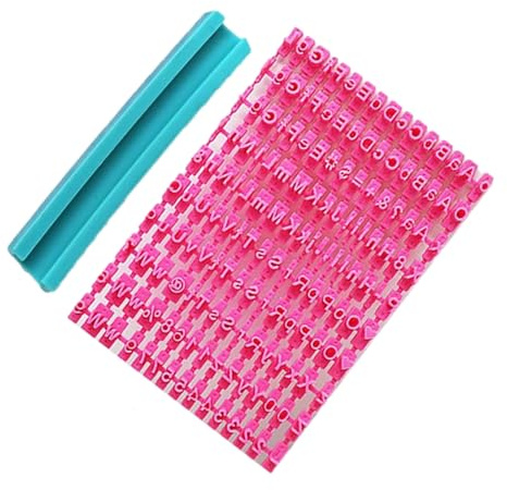 Lettres de l'alphabet pour, tampons à, emporte-pièces, outil de bricolage