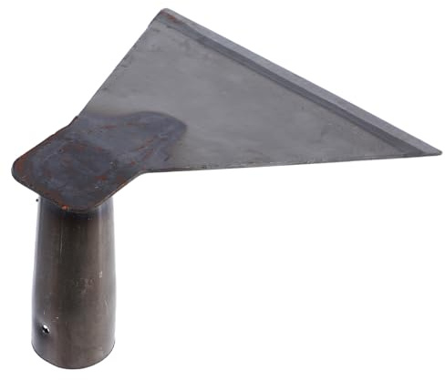 TOBBOMEY Binette Agricole Triangulaire Acier Manganèse Outil de Remplacement pour Creuser Désherber et Ameublir Le Sol Adapté Jardin Potager et Culture Maraîchère