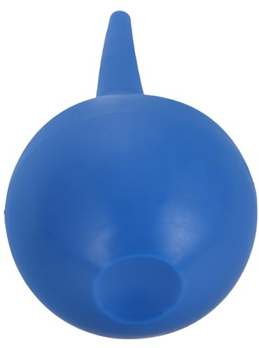 Garneck Poire d'Irrigation Auriculaire en Caoutchouc 90 Ml Bleu Outil Manuel de Nettoyage des Oreilles Ampoule à Succion pour Extraction du Cérumen Convient Garçon et Filles et
