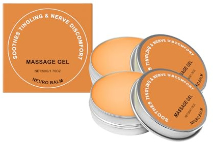 Therawolf Neuro Balm 2 Stück - Kühlende Gelenk & Muskel Creme mit Heilkräutern Schnell Einziehende Schmerzsalbe zur Täglichen Pflege & Linderung Pflanzliche Formel für Spürbare Entspannung
