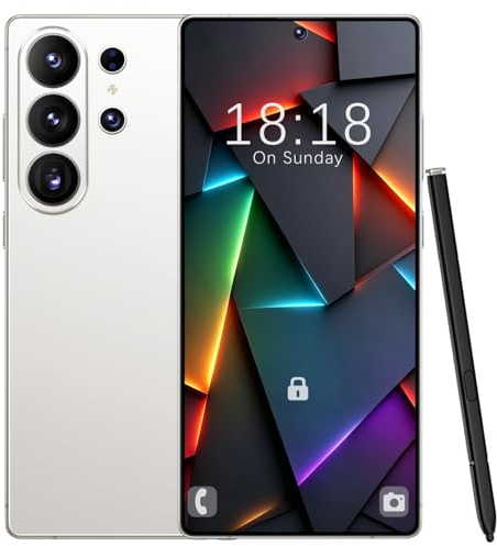 T-Smart 12+512GB Unlocked Android Smartphone – 6.9 HD Display, 4500 mAh Battery, 21+8 MP Dual Camera, Dual-SIM, Face ID & OTG – No Contract