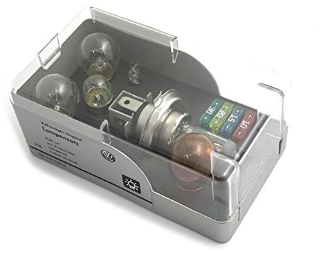 Original VW Audi Lampenkasten H4 Glühlampen Satz 10-tlg Lampenset Sicherungen 000998204Q