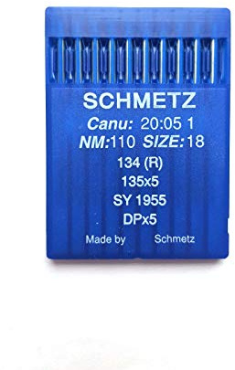 SCHMETZ Industriella symaskinsnålar CANU 20:05 1, 134R, SY 1955, DPx5 (18/110)