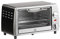 HOMCOM Horno Eléctrico Sobremesa 10 Litros 750W Horno Eléctrico Pequeño con Temperatura hasta 230 ℃ Temporizador 60 Minutos Bandeja y Rejilla 36,5x26x22 cm Plata