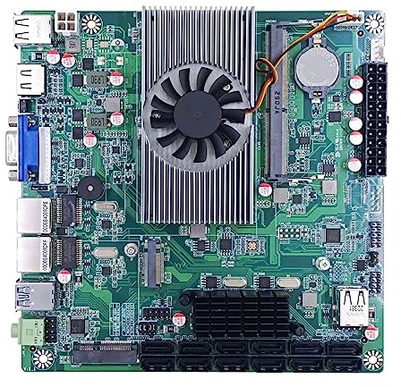 TsoLay Carte Mère Industrielle N5095 NAS Serveur - 12X7Pin , Prend En Charge DDR4 16G 2933MHZ SODIMM