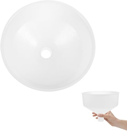 HEMOTON Embudo Plástico Para Llenado De Bebidas Con Boca Ancha Gran Seguro Para Líquidos y Aceites Para Transferencia Precisa Sin Derrames Cocina y Cervecería