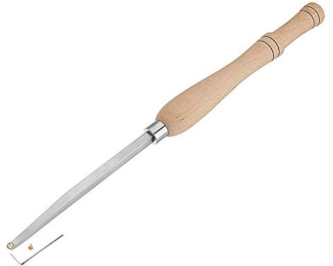 BomDog Ciseau de Tour, Outils de Tournage Du Bois À Pointe Creuse En Carbure, Outil de Ciseau de Tour Avec Coupe-Insert Rond En Carbure, Grattoir À Gouge Pour Amateur de Bois/A/T1
