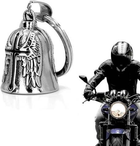 Wohlstand Bells für Motorräder,Glocke,Motorradglocke | Motorradglocke Schutzengel,Guardian Bell Zubehör oder Schlüsselanhänger für Biker-Geschenke