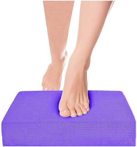 Balance Board Foam Pad Yoga Mat, Non Slip Knee Cushioned Turn Boards for Dancers Balancing Exercises Seniors Women Fitness Anti-Fatigue Training Pads