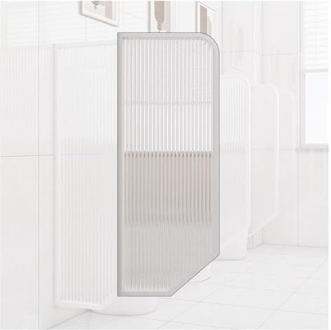 HJLKDYM Wandmontierte Urinal-Sichtschutzwände Für Männer, Urinal-Bildschirm, Toilettentrennwand, Schutzteiler, Durchscheinende Schreibtischtrennwände Auf Der Arbeitsplatte (Farbe : Weiß, Größe : 80x