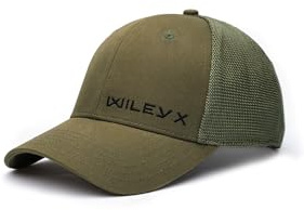 Wiley X │ WX Trucker Cap | Baumwolle Mesh | Männer Verstellbar Leichte Atmungsaktiv Flexfit 6-Panel-Kappe | Sonnenmütze | Airsoft Sport Outdoor