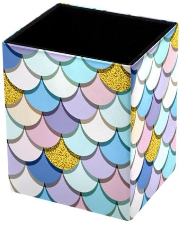 Stiftehalter, Stiftehalter, Schreibtisch-Organizer, Stifthalter, Ständer für den Schreibtisch, Organisation, Meerjungfrauen-Waage, bunt