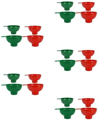 DECHOUS 5 Set Imbuto A Bocca Larga Barattoli Di Imbuto A Tazza Barattoli A Bocca Larga i Per Marmellata Per Polvere Per Alimenti Per i 4 pezzi * 5