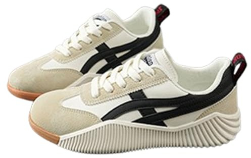 Zapatillas De Florance para Mujer, Zapatillas De Florance Milan Vintage Informales (Black,38)