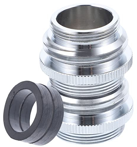 JOINPAYA Adaptateur De Robinet Mâle à Mâle pour Évier Cuisine, Raccord Tuyau D'arrosage 22 Mm, Lot De 2 Pièces, Compatible Jardin Et Lavage Voiture, Solide Et Pratique