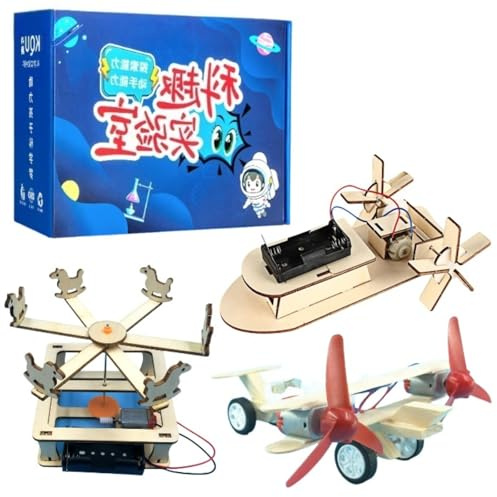 3 Piezas experimentos Manualidades Kit de experimentos maquetas de construcción iencia y tecnología de Aprendizaje Educativo Regalo