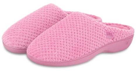 Isotoner® Ladies Popcorn Terry Mule Slipper