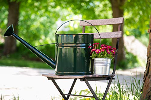 Gießkanne 10 Liter Grün Metall Zinkkanne Verzinkt Zink Kanne 6009 Wasserkanne