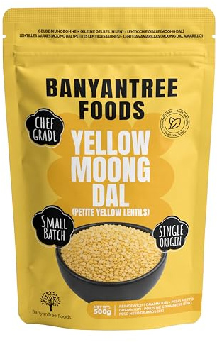 BanyanTree Foods Moong Dal Jaune (Petite Lentille Fendue Jaune) 500g