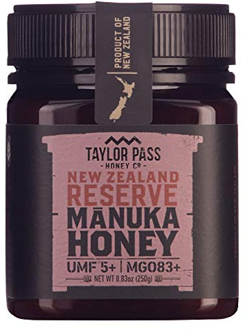 Taylor Pass Honey Co Reserve Miel de Manuka UMF 5+ MGO 83+ 250,3 g | Sans OGM (250 g)
