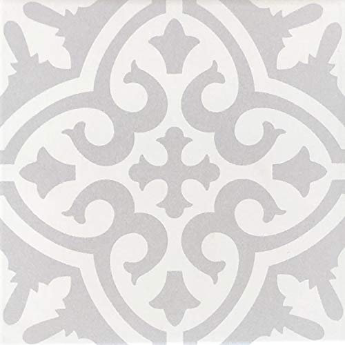 Casa Moro | 1 Musterfliese Daris 20x20 cm | Orientalische Keramikfliese aus Feinsteinzeug | Marokkanische Fliese für schöne Küche Flur Bad & Küchenrückwand | MF0402