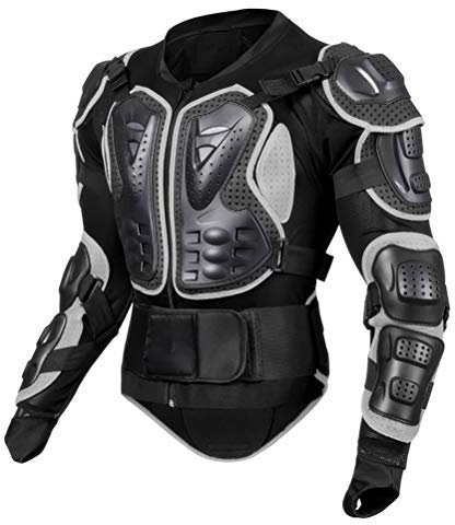 MTTKTTBD Motorrad Schutz Jacke Pro Motocross ATV Protektorenjacke mit Rückenprotektor Motorradjacke Schutzjacke Full Body Armor Schutzkleidung für Damen und Herren Scooter MTB Enduro