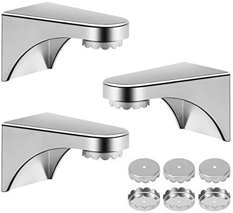 ZITFRI 3er Seifenhalter mit Magnet Seifenschalen magnetische Seifenablage mit 6er Seife Plättchen für Magnetseifenhalter - Ideal für Aufbewahrung von Seife - für Badezimmer Küche