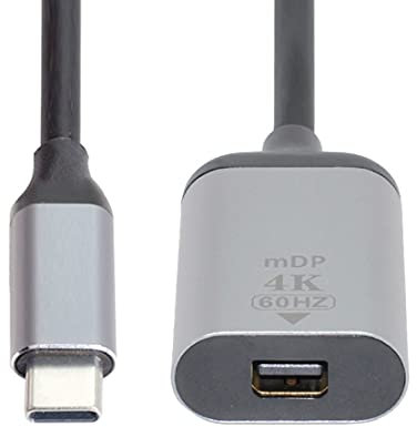 chenyang CY - Cavo adattatore da USB-C tipo C maschio a Mini DP Displayport femmina, per tablet, telefono e laptop