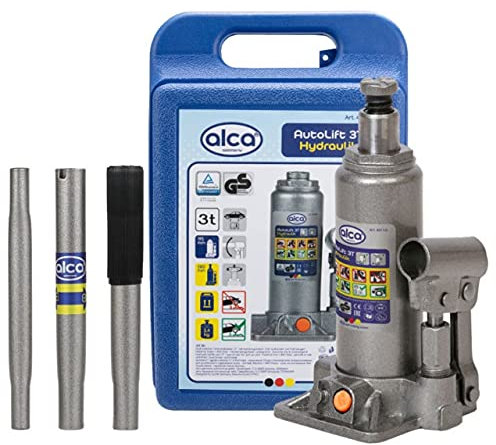 alca Germany 3 tonne Hydraulic Car Bottle Jack Lifting Stand Carry Case Car Van Campervan