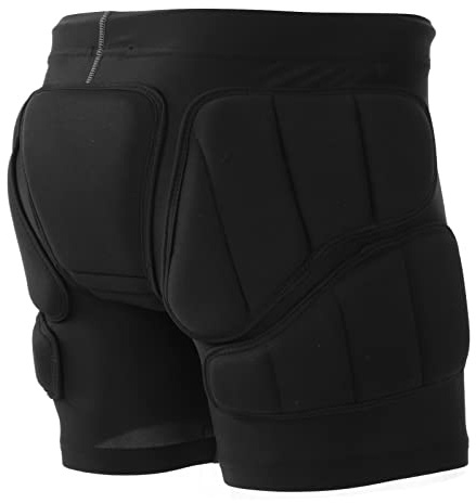 3D Padded Shorts Child Hip Guard Pad EVA, Breathable Kids Protective Hip Padded Shorts, for Snowboard Ski Skate Roller Bike, Protection Roller Compression Pants for Tailbone Butt football girdle (XS)