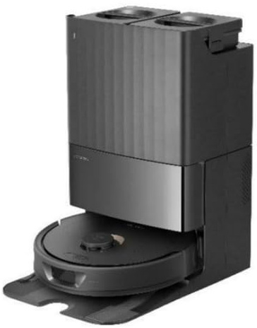 roborock Q Revo Robot aspirateur et balai avec station d'aspiration (puissance d'aspiration 5500 Pa, autonomie de la batterie 180 min, réservoir de poussière 350 ml/réservoir d'eau 80 ml, coussinets