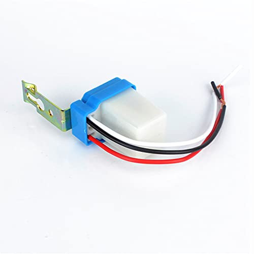 Interrupteur à capteur de cellule photoélectrique, capteur de contrôle de la lumière étanche, marche/arrêt automatique pour lumière de porche, lumière de jardin, lanterne de rue (24 V)