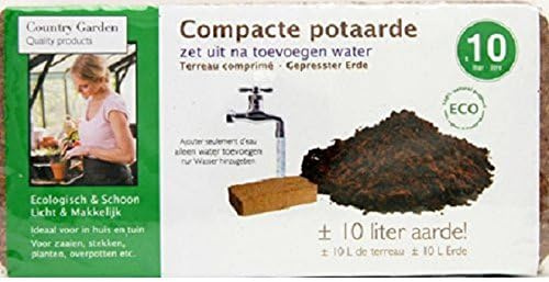 Terreau compresse Terre Brique Coco - Jardinage Jardin - 10L 650g - 261