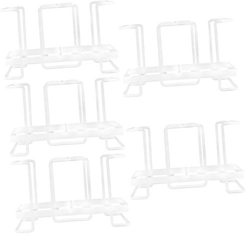 Ciieeo Lot De 5 Supports De Rangement Robustes en Fer pour Gobelets De Comptoir Distributeur De Gobelets À Café pour Magasins Et Bars