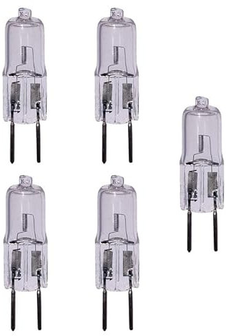 JZLBBC 5PCS Halogen Bulbs G6.35 12V 50W GY6.35 Bi-Pin Halogen Replacement Bulb G6.35 100W 12V Warm White 2700K Dimmable,70W
