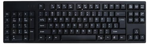 MULAIDI Clavier pour gaucher pour une utilisation professionnelle et au bureau Design ergonomique Pavé numérique intégré Hub USB Confort Clavier de fonctionnement avec hub USB