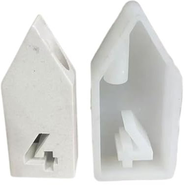 LERONO Silikonform, Kerzenhalter-Formen in Hausform, Kerzenhalter, Formen für Teelichthalter, Kerzenständer, Raumdekorationen